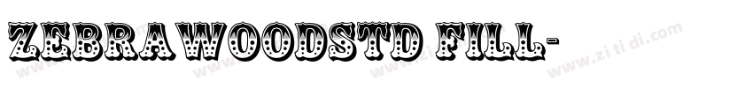 ZebrawoodStd Fill字体转换